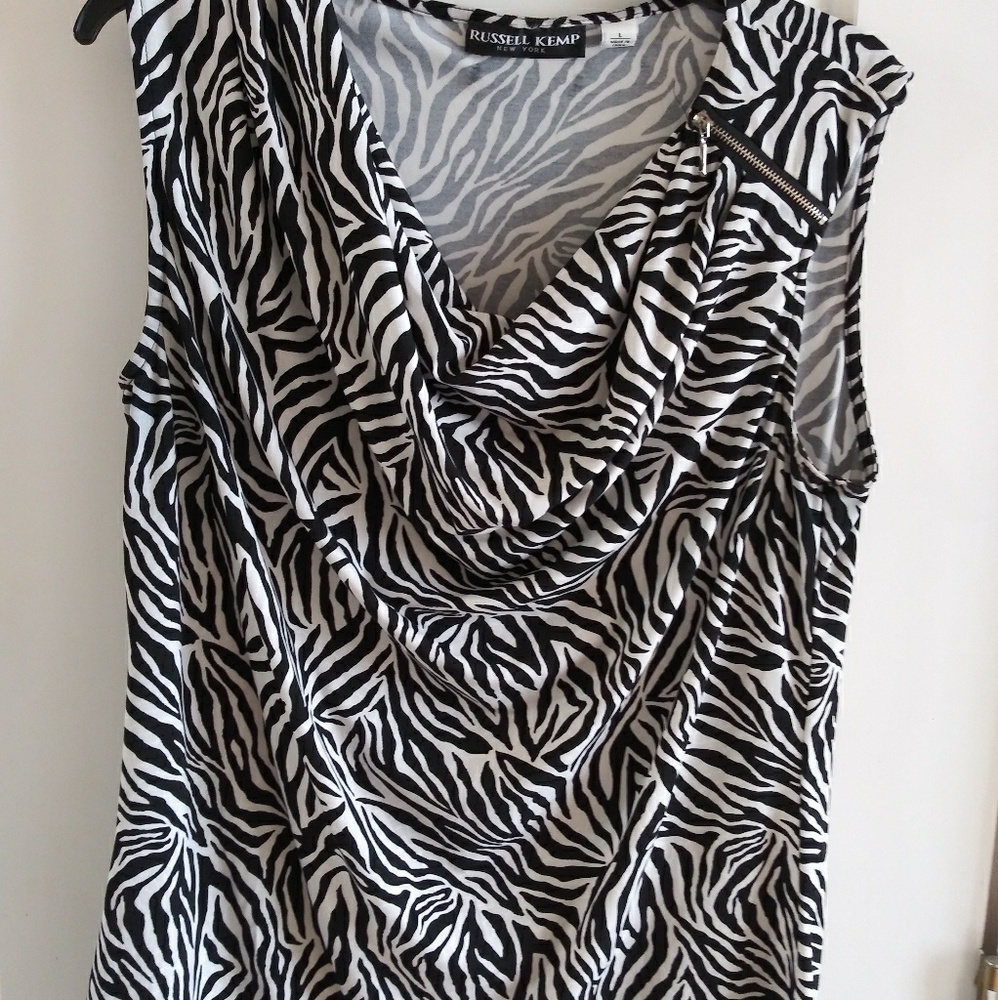 Animal print tunic